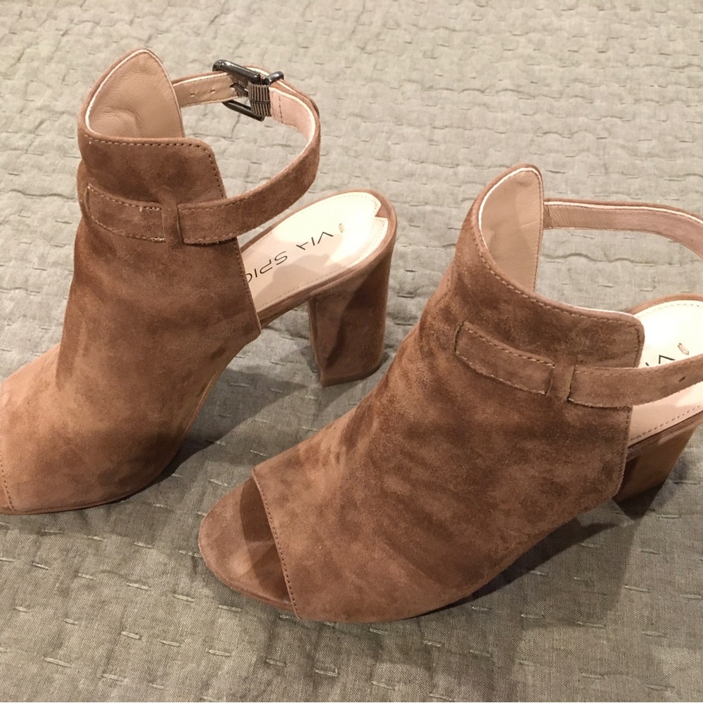 Via Spiga Fabrizie sandal bootie with peep toe